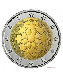 Frankrijk 2018: Speciale 2 Euro unc: Korenbloem