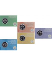 Frankrijk 2023: Speciale 2 Euro unc: "Olympics 2024" Coincard Set 