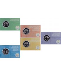 Frankrijk 2023: Speciale 2 Euro unc: "Olympics 2024" Coincard Set 