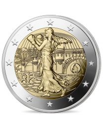 Frankrijk 2023: Speciale 2 Euro unc: "Olympics 2024" in Coincard 