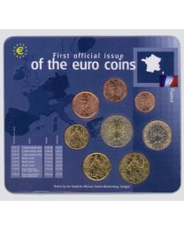 Frankrijk 1999-2001: BU Jaarset (Eerste officiele uitgifte in 2002)