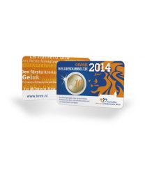 Nederland 2014: Geluksdubbeltje in coincard
