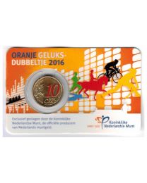 Nederland 2016: Geluksdubbeltje in coincard