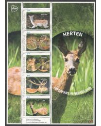 Nederland 2024: NVPH: V3642P: "Op safari in Nederland: Herten": velletje postfris