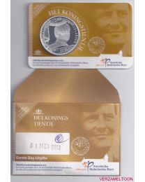 Nederland 2013: 1e Dag Coincards Herdenkingsmunten: Het Konings Tientje