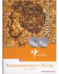 Nederland 2004: Zilveren Herdenkingsmunten Proof: Koninkrijksmunt Vijfje