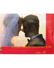 Nederland 2004: BU Jaar set: Huwelijksset - Trouwset met Huwelijkspenning