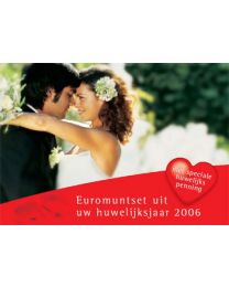 Nederland 2006: BU Jaar set: Huwelijksset - Trouwset met Huwelijkspenning
