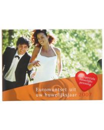 Nederland 2007: BU Jaar set: Huwelijksset - Trouwset met Huwelijkspenning