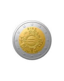 Ierland 2012: Speciale 2 Euro unc: 10 Jaar Euro