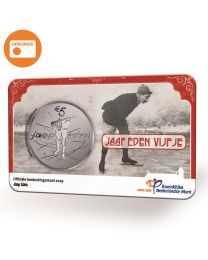 Nederland 2019: Jaap Eden Vijfje 2019 UNC Verzilverd in coincard