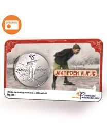 Nederland 2019: Herdenkingsmunt: Jaap Eden Vijfje 2019 BU-kwaliteit in coincard