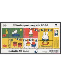 Nederland 2020: NVPH: 3881: Kinderpostzegels: velletje postfris