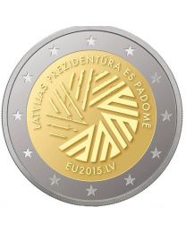 Letland 2015: Speciale 2 Euro unc: EU-voorzitter