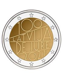 Letland 2021: Speciale 2 Euro unc: "100 jaar Erkenning" 
