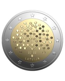 Letland 2022: Speciale 2 Euro unc: "Financiële Vaardigheid" 