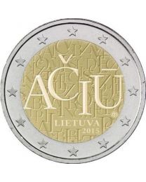 Litouwen 2015: Speciale 2 Euro unc: Litouwse Taal