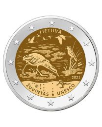 Litouwen 2021: Speciale 2 Euro unc: "Het meer van Zuvintas" 