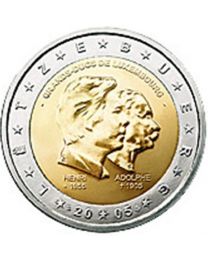 Luxemburg 2005: Speciale 2 Euro unc: Henri en Adolphe