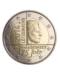 Luxemburg 2014: Speciale 2 Euro unc: 175 Jaar Onafhankelijkheid