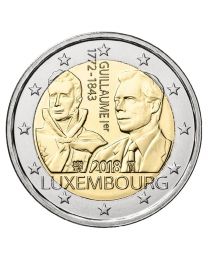 Luxemburg 2018: Speciale 2 Euro unc:  "Willem I" 