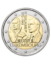 Luxemburg 2018: Speciale 2 Euro unc:  "Willem I" 