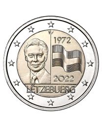 Luxemburg 2022: Speciale 2 Euro unc:  "Vlag" 2022