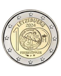 Luxemburg 2024: Speciale 2 Euro unc:  "100ste Verjaardag Invoering Frank" 2024