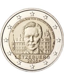 Luxemburg 2025: Speciale 2 Euro unc:  "Troonsbestijging Van Groothertog Henri" 2025