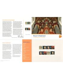 Nederland 2016: NVPH: M539: Postzegelmapje: Mozart in Nederland