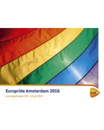 Nederland 2016: NVPH: M542: Postzegelmapje: Europride Amsterdam 2016