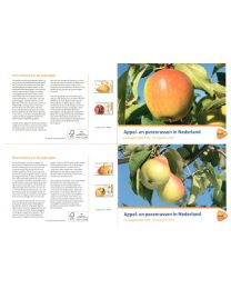 Nederland 2016: NVPH: M544 a+b: Postzegelmapje: Appel= en perenrassen in Nederland