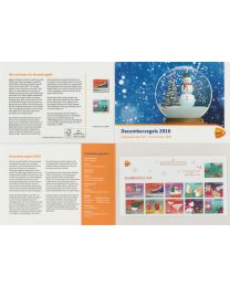 Nederland 2016: NVPH: M551: Postzegelmapje: Decemberzegels 2016