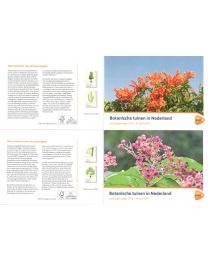 Nederland 2017: NVPH: M557 a+b: Postzegelmapje: Botanische tuinen in Nederland