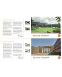Nederland 2017: NVPH: M566 a+b: Postzegelmapje: Architectuur wederopbouw