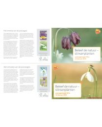 Nederland 2019: NVPH: M591 a+b: Postzegelmapje: Beleef de Natuur - Stinsenplanten