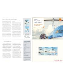 Nederland 2019: NVPH: M592: Postzegelmapje: 100 Jaar Luchtvaart
