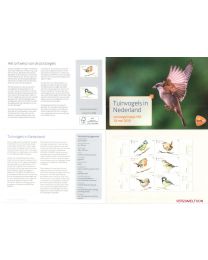 Nederland 2019: NVPH: M595: Postzegelmapje: Tuinvogels in Nederland