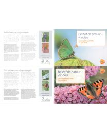 Nederland 2019: NVPH: M596 a+b: Postzegelmapje: Beleef de Natuur - Vlinders