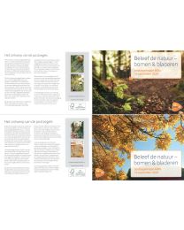 Nederland 2019: NVPH: M600 a+b: Postzegelmapje: Beleef de Natuur - Bomen & Bladeren