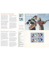 Nederland 2025: NVPH: M709: Postzegelmapje: New Dutch Design -Muziek maken 2025