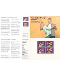 Nederland 2025: NVPH: M709: Postzegelmapje: New Dutch Design -Dansen 2025