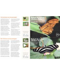 Nederland 2026: NVPH: M715 a+b: Postzegelmapje: Beleef de natuur:  Vlinders: Saba 2026