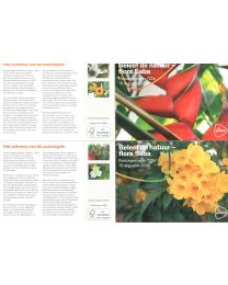 Nederland 2026: NVPH: M722 a+b: Postzegelmapje: Beleef de natuur:  Flors: Saba 2026