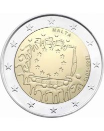 Malta 2015: Speciale 2 Euro unc: 30 Jaar Europese Vlag
