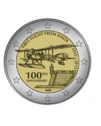 Malta 2015: Speciale 2 Euro unc: Eerste Vlucht van Malta