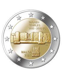 Malta 2021: Speciale 2 Euro unc:  "Taxien Tempel"