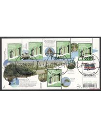 Nederland 2019: NVPH: 3741: Mooi Nederland Waddeneilanden: Schiermonnikoog: velletje gestempeld