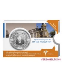 Nederland 2011: Coincards Herdenkingsmunten: 100 Jaar Muntgebouw Vijfje met Minimagazine