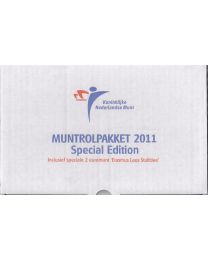 Nederland 2011: Muntrolpakket: Special Edition met 2 Euro: Erasmus
